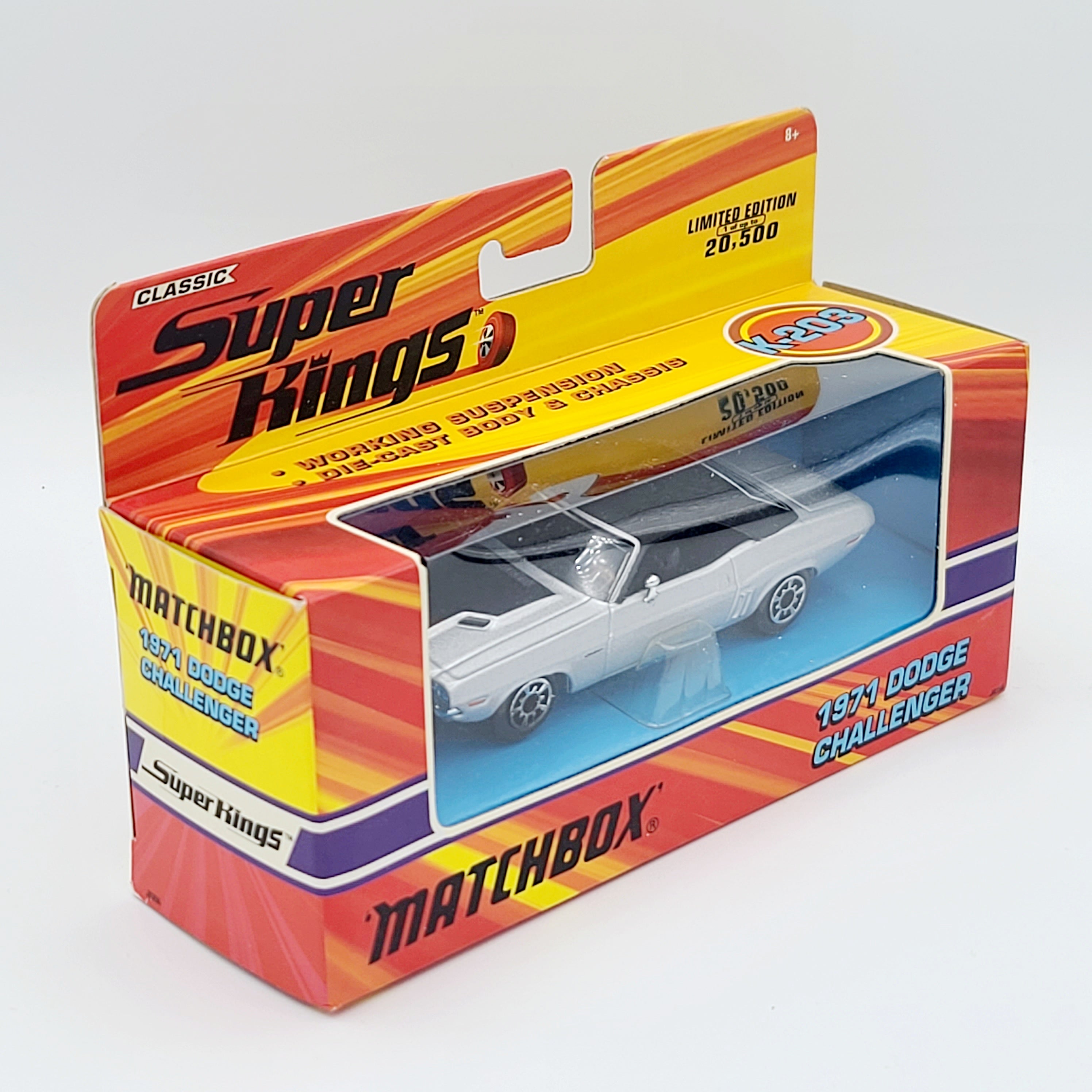 Matchbox '71 Dodge Challenger K-203 (2005 Classic Super Kings - Limited Edition 1 of 20,000)